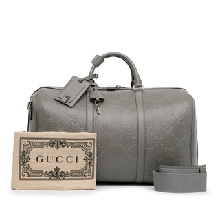 Gucci Small Jumbo GG Leather Duffle Bag