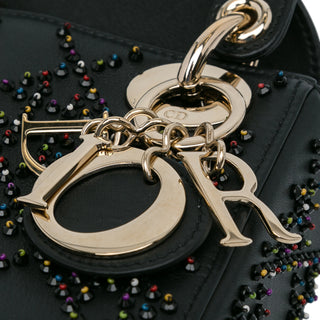 Dior Mini Beaded Lambskin Cannage Lady Dior