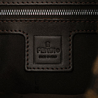 Fendi Zucca Canvas Shoulder Bag