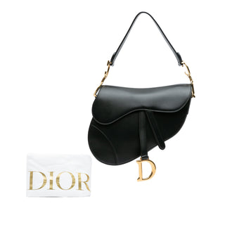 Dior Medium Leather Saddle Bag