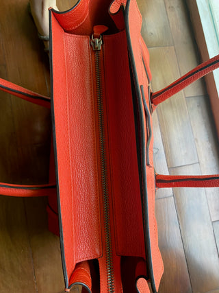 Celine luggage naranja