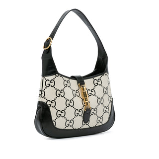 Gucci Small GG Print Leather Jackie 1961