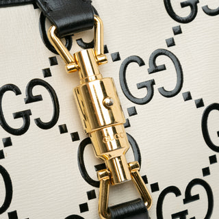 Gucci Small GG Print Leather Jackie 1961