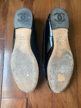 Chanel flats talla 37 1/2