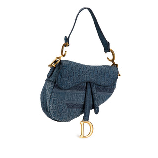 Dior Denim Saddle Bag