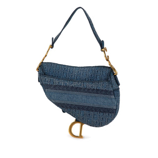 Dior Denim Saddle Bag