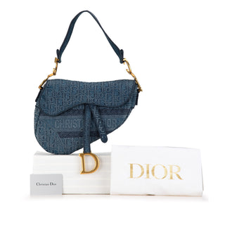 Dior Denim Saddle Bag