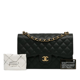 Chanel Jumbo Classic Caviar Double Flap