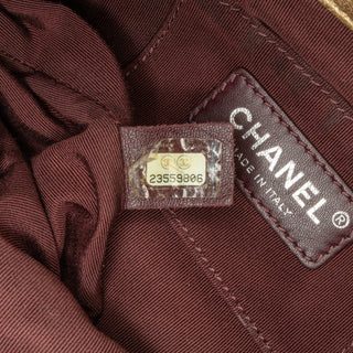 Chanel Metallic CC Charm Bucket Bag