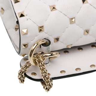 Valentino Rockstud Spike VLTN Leather Satchel