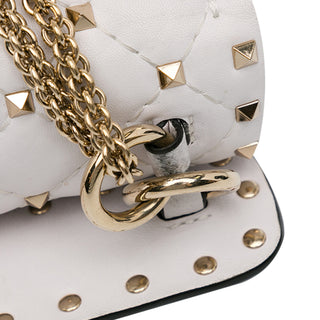 Valentino Rockstud Spike VLTN Leather Satchel