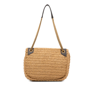 Ysl Nikki raffia shoulder bag