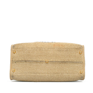 Fendi Medium Sunshine Raffia Tote