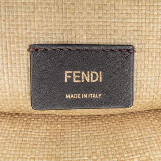 Fendi Medium Sunshine Raffia Tote