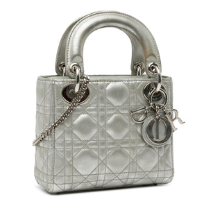 Dior Lady Mini Iridescent Lambskin Cannage