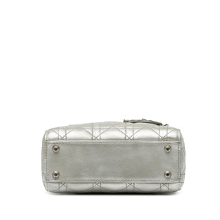 Dior Lady Mini Iridescent Lambskin Cannage