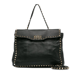 Valentino Rockstud Flap Satchel