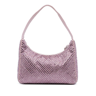 Prada Mini Satin Crystal Re-Edition 2000 Shoulder Bag