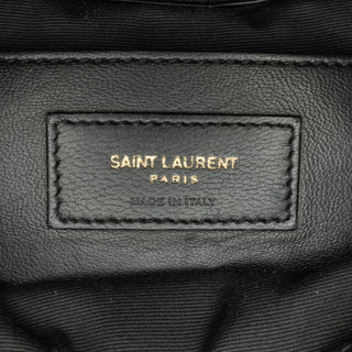 Ysl Medium Iridescent Calfskin Triquilt Monogram College