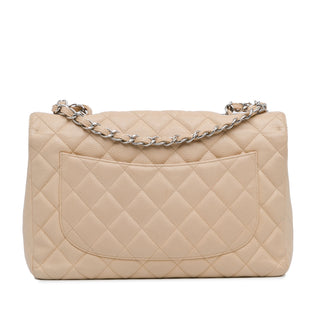 Chanel Jumbo Classic Caviar Single Flap Bag