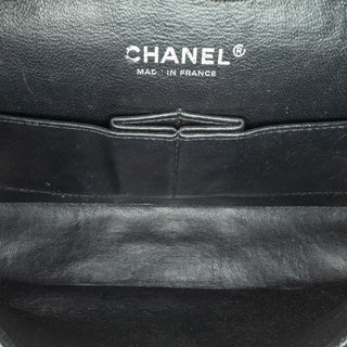 Chanel Medium Classic Patent Double Flap black