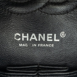 Chanel Medium Classic Patent Double Flap black