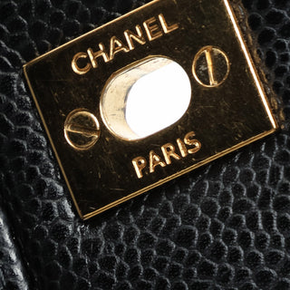 Chanel Jumbo Classic Caviar Double Flap black