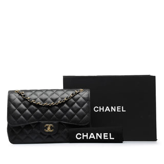 Chanel Jumbo Classic Caviar Double Flap black