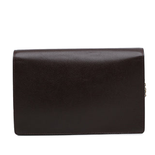 Dior Leather Saddle Wallet On Chain