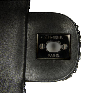 Chanel Sequin Plaid Single Flap