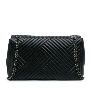 Chanel Large Lambskin CC Crossing Flap